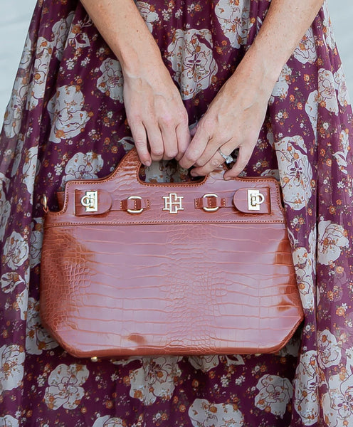 Savannah Handbag- Saddle EC