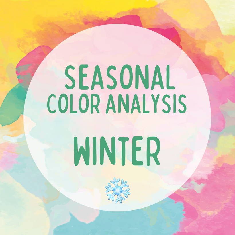 Seasonal Color Analysis: Winter ❄️