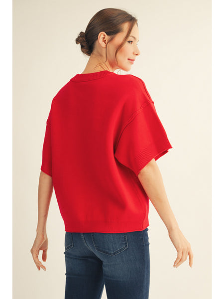 Julie Top- Red