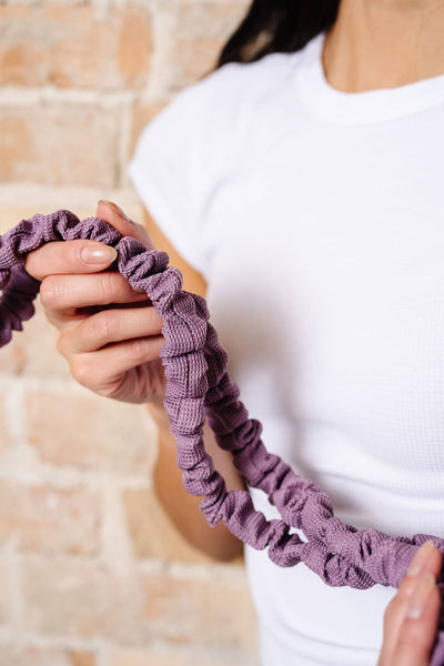 Chunky Purple Lanyard
