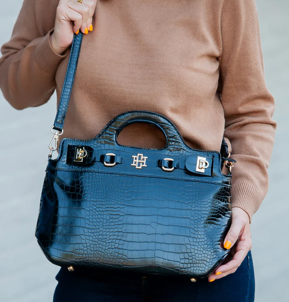 Savannah Handbag- Black EC