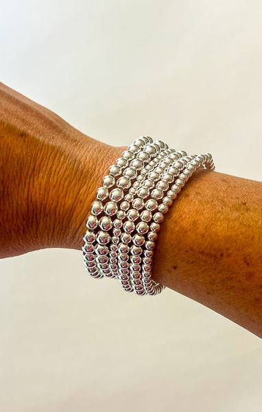 Sharon Bracelet Stack- Silver