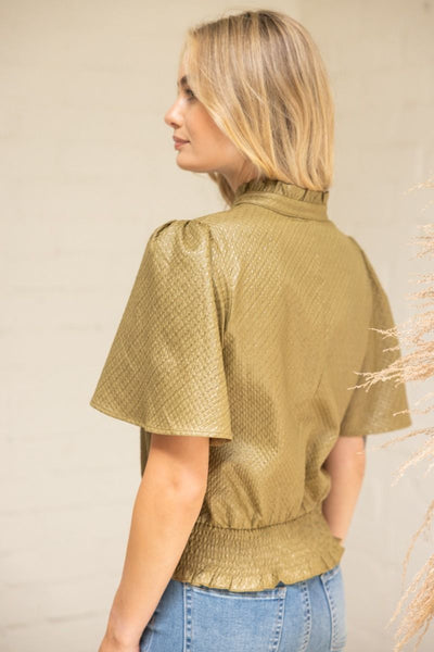 Harper Top- Olive