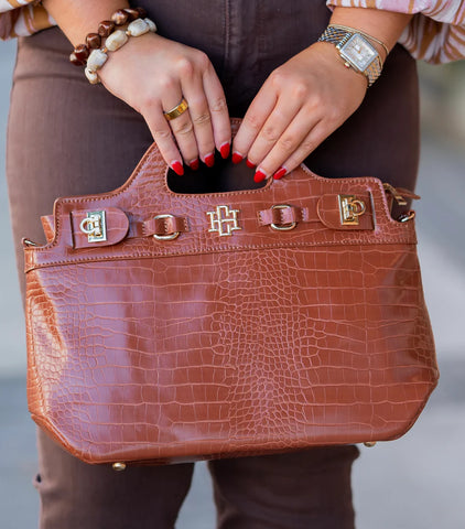 Savannah Handbag- Saddle EC