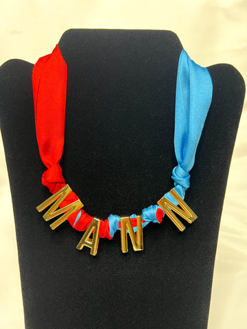 Mann Scarf Necklace