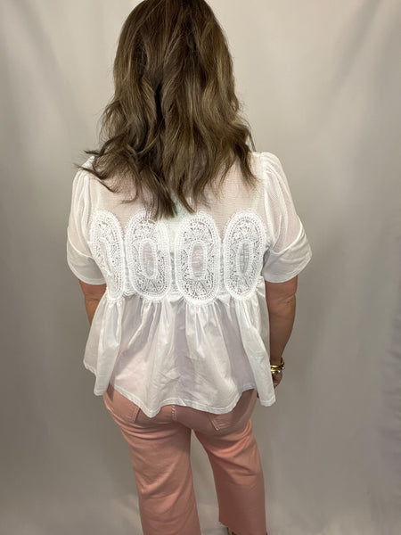Just Black Denim Peach Wide Leg Pants