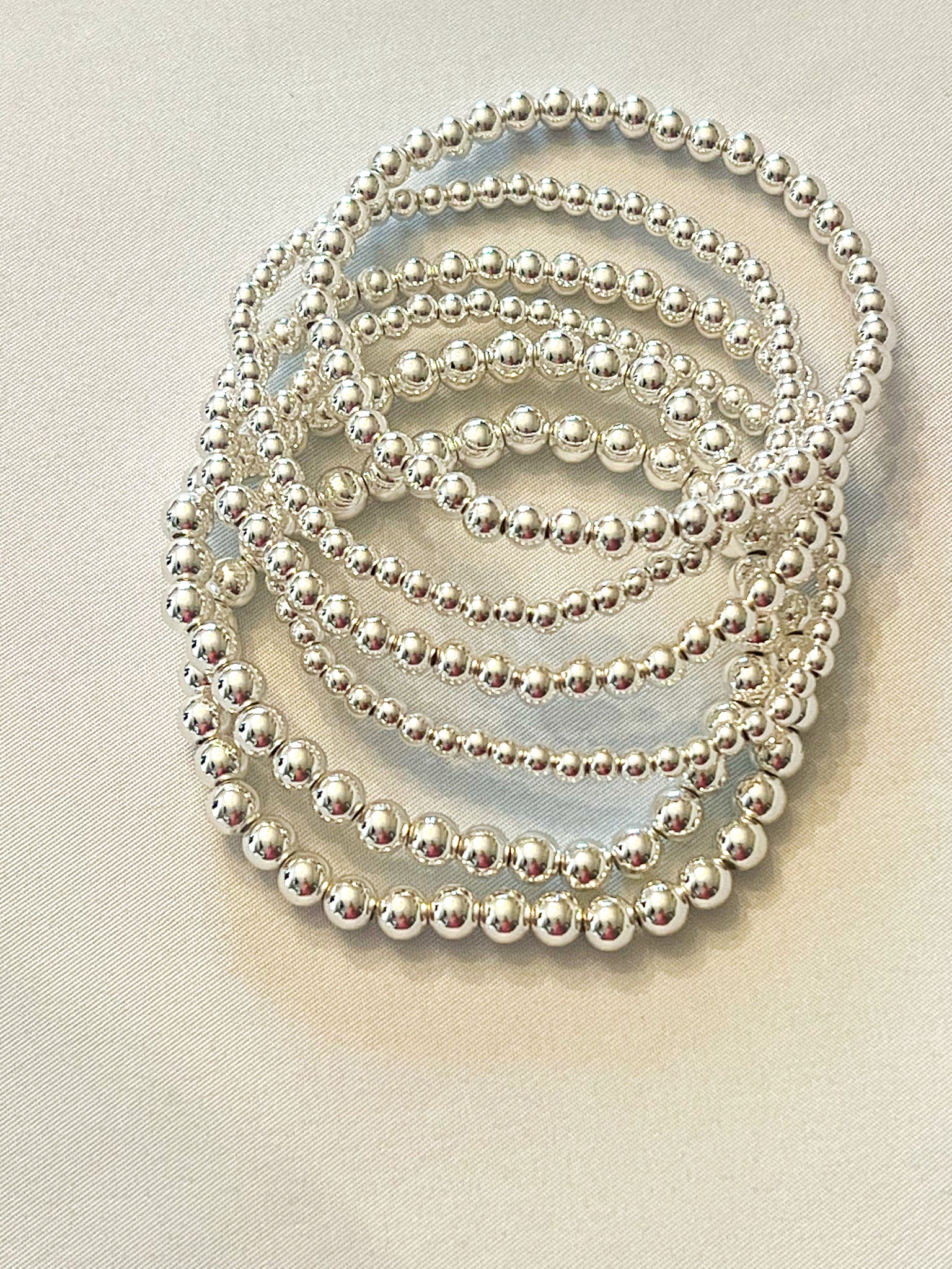 Sharon Bracelet Stack- Silver