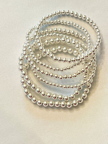 Sharon Bracelet Stack- Silver