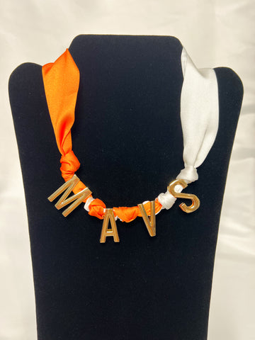 Mavs Scarf Necklace