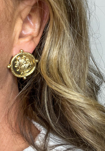 Bulldog Earrings