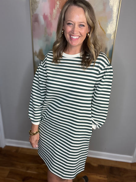 Candace Dress Hunter Green