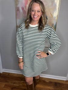 Candace Dress Hunter Green