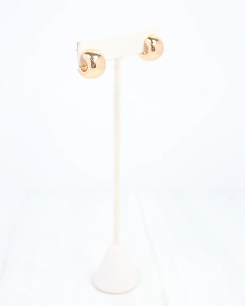 Branford Huggie Hoop Earrings