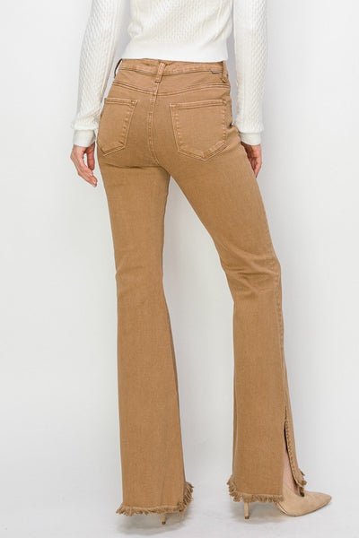 Risen Slit Flare Pants