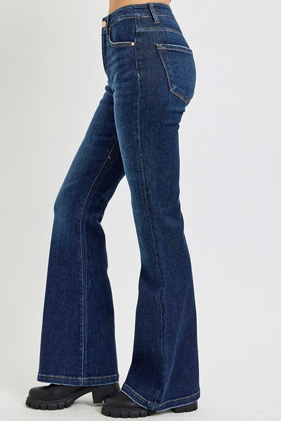 Risen Tummy Control Flare Jeans
