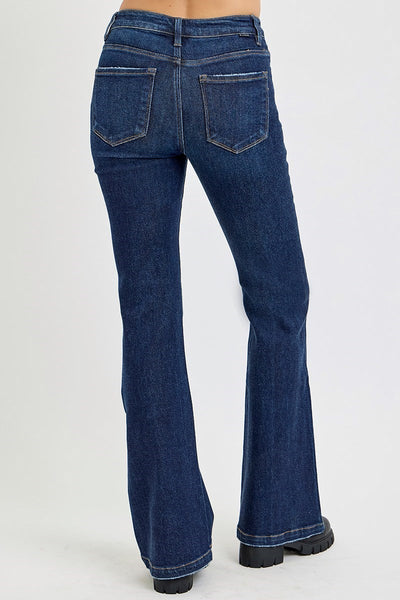 Risen Tummy Control Flare Jeans