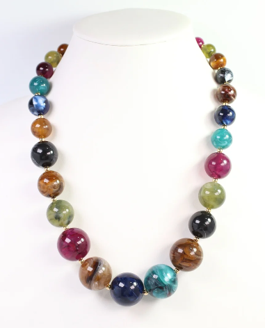 Cambridge Chunky Marble Necklace