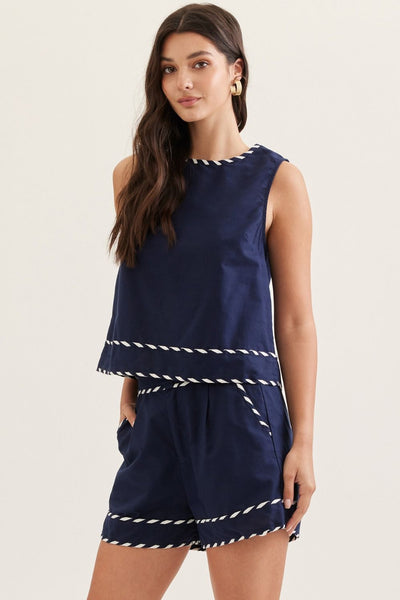 Louise Top (shorts sold separately)