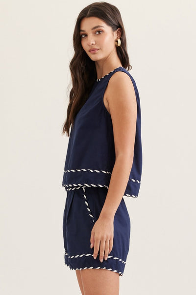Louise Top (shorts sold separately)