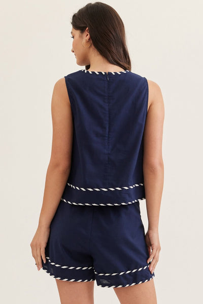 Louise Top (shorts sold separately)