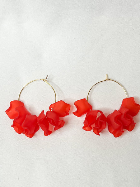 Larisa Earrings (red)