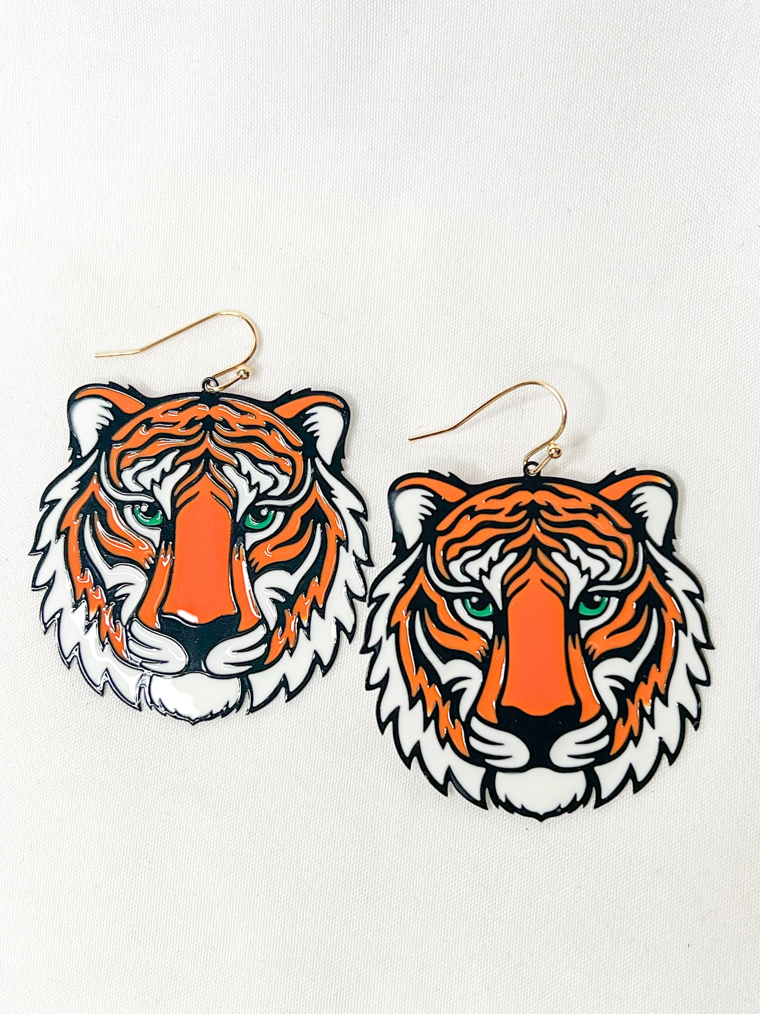 Tiger Head Earrings