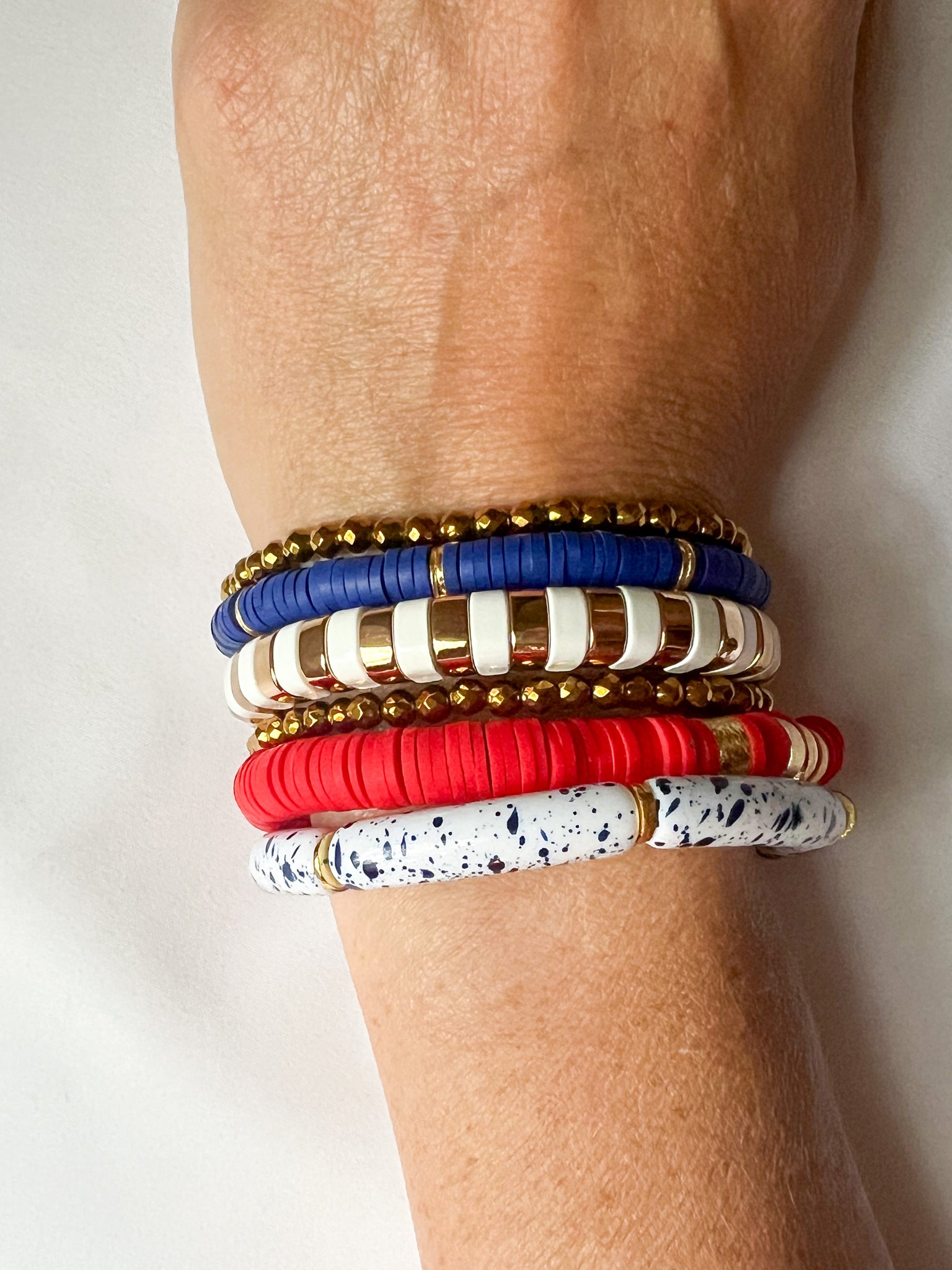 Patriotic Bracelet Stack