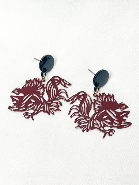 Gamecock Earrings