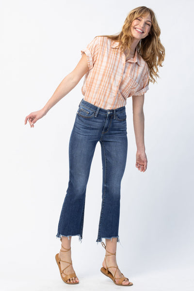 Judy Blue Cropped Bootcut Jeans