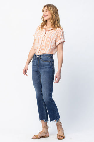 Judy Blue Cropped Bootcut Jeans